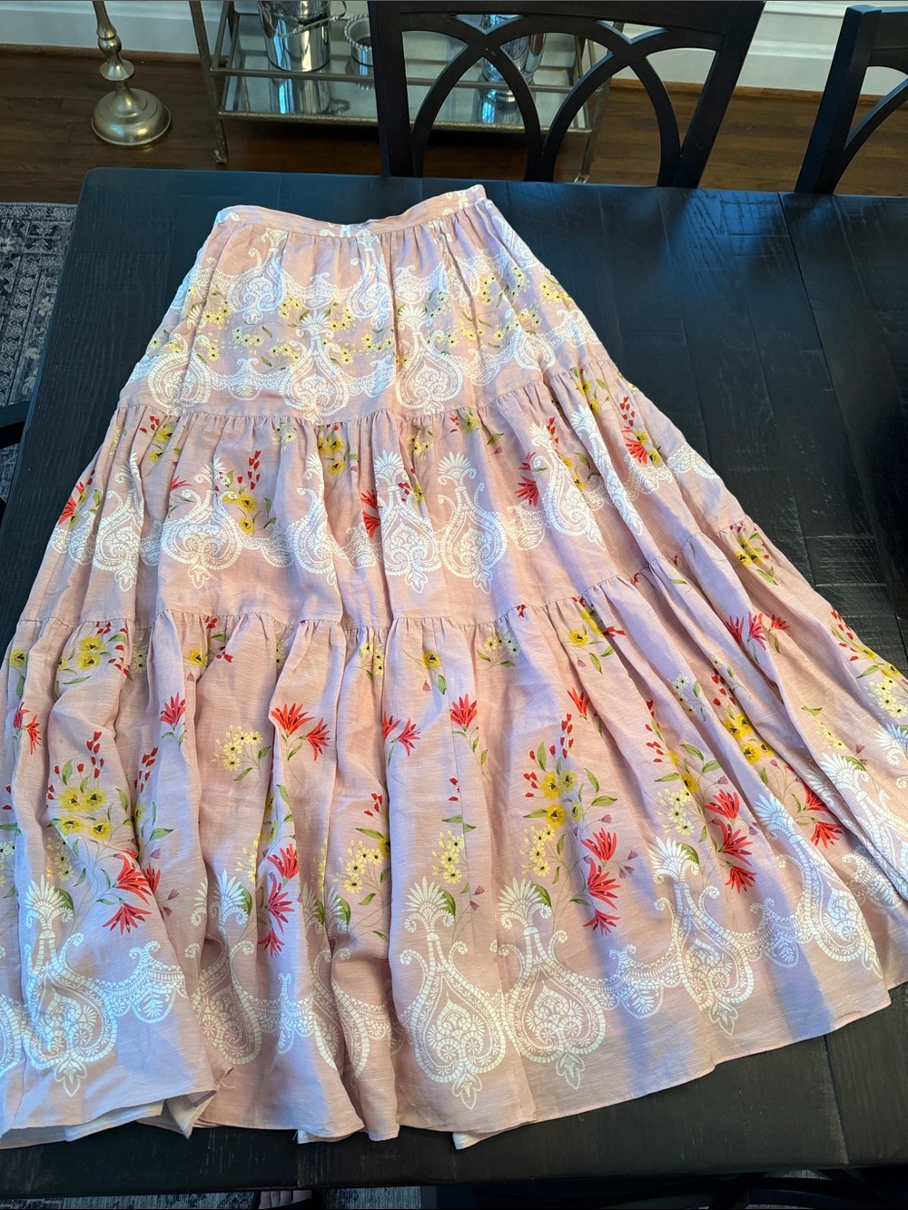 Kobi Halperin Tiered Maxi Skirt